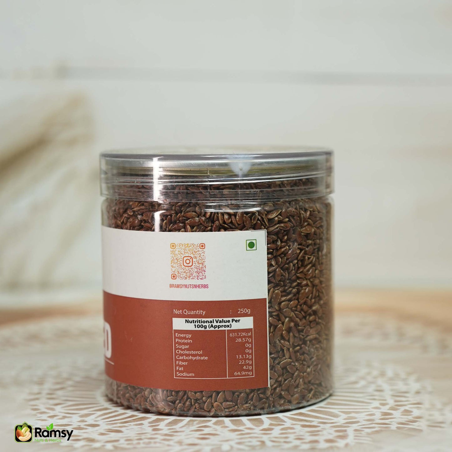 ROASTED FLAX SEEDS