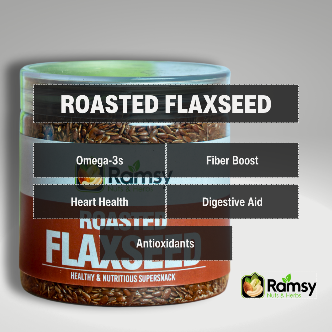 ROASTED FLAX SEEDS