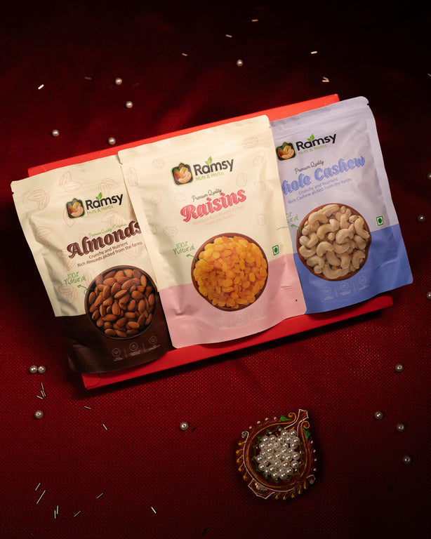 Ramsy Premium Dry Fruits Gift Hamper – A Festive Gift of Health and Happiness