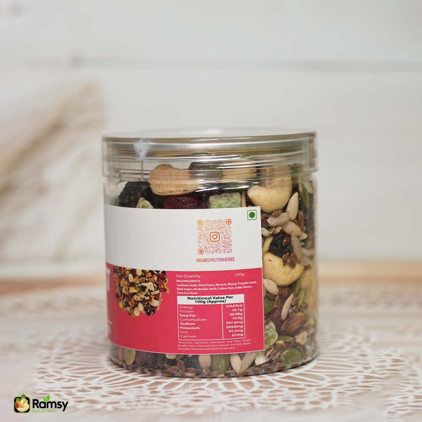 Breakfast Mix | Healthy Nuts, Seeds & Berries Blend