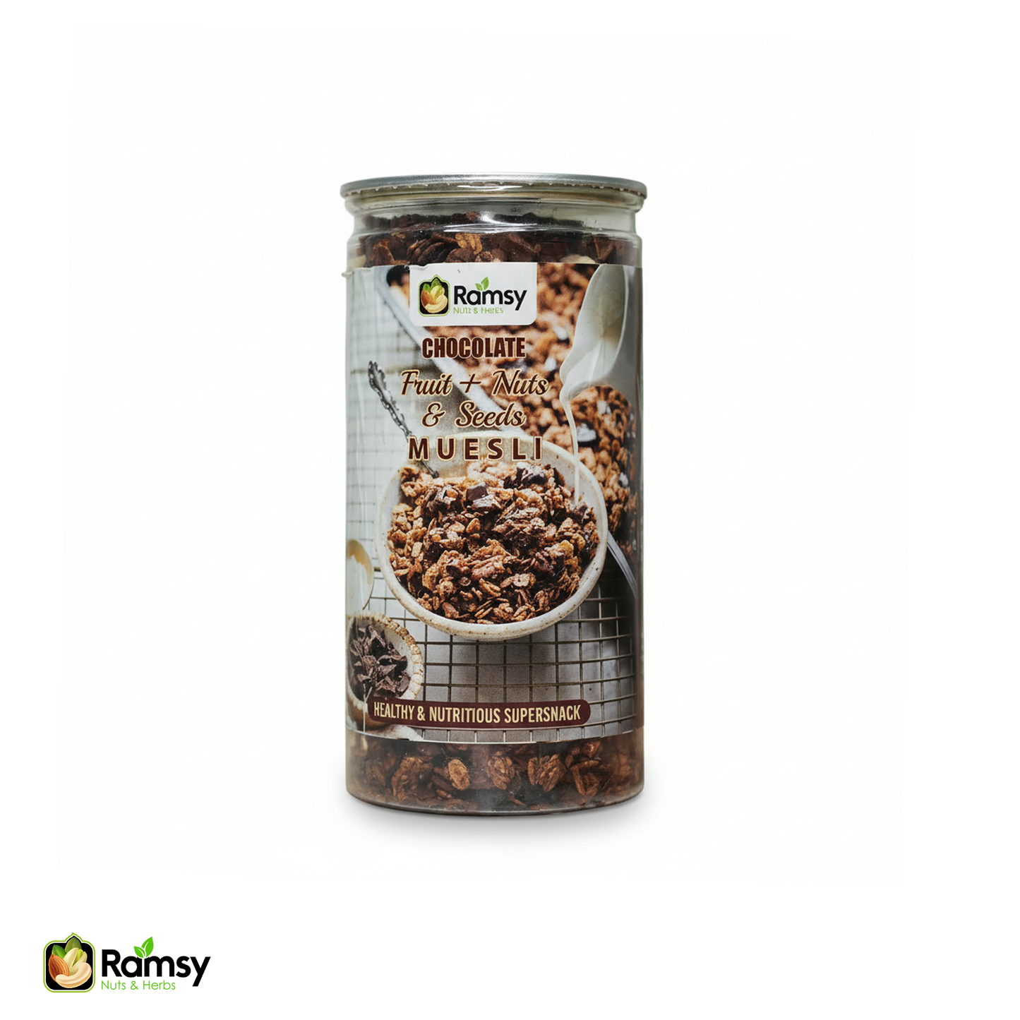 Chocolate Muesli with Fruits, Nuts & Seeds