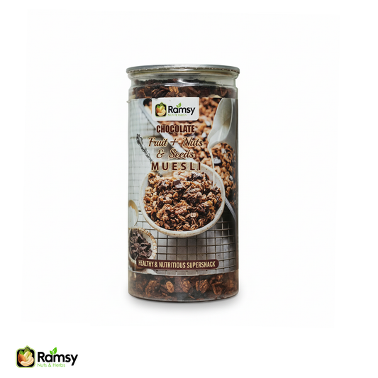 Chocolate Muesli with Fruits, Nuts & Seeds