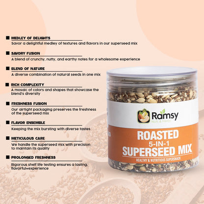 Roasted 5 in 1 Superseed mix