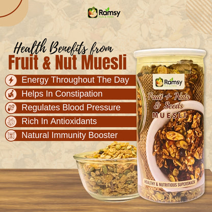 FRUIT + NUT & SEEDS MUESLI