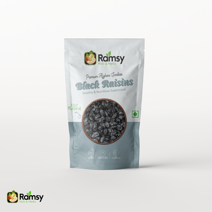 Premium Afghani Black Raisins | 100% Natural & Seedless Kali Kishmish